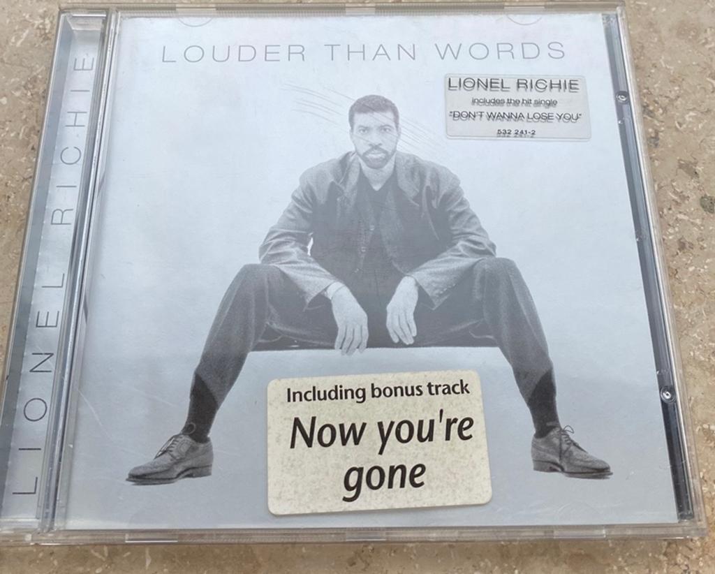 Cd lionel richie louder than words, Ophalen of Verzenden, Zo goed als nieuw