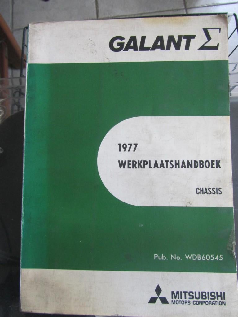 vraagbaak   MITSUBISHI  GALANT  1977, Auto diversen, Handleidingen en Instructieboekjes, Ophalen of Verzenden
