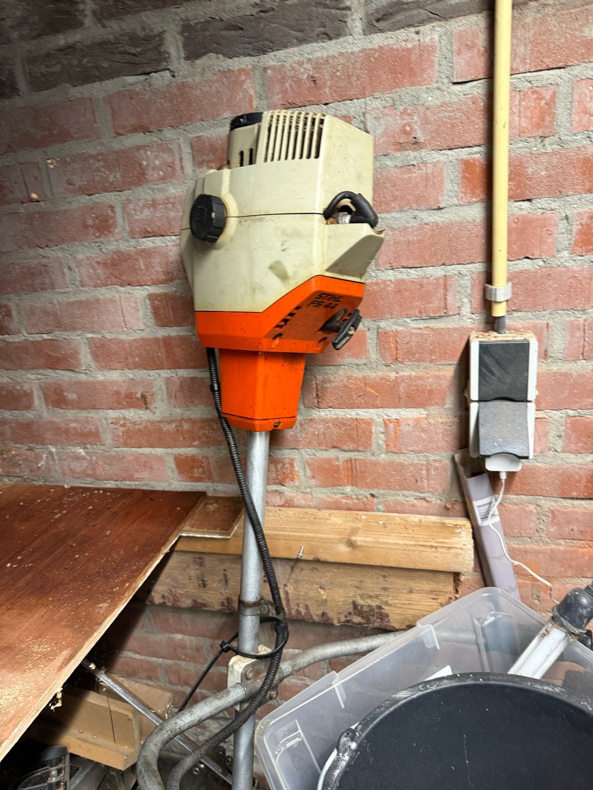 Stihl FS 44 bosmaaier - Benzine - Gebruikt, Ophalen of Verzenden, Gebruikt, 30 tot 50 cm, Benzine