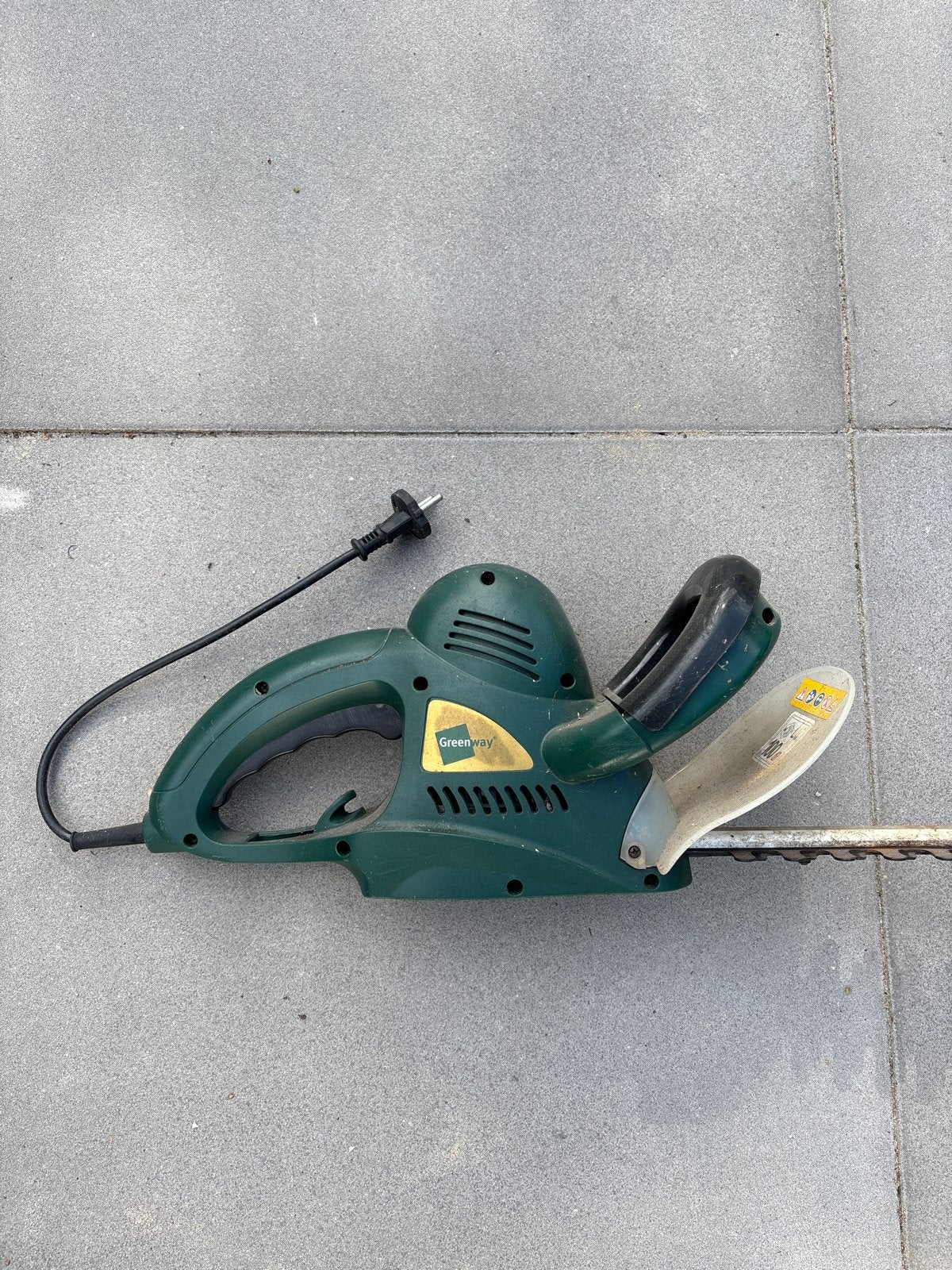 Greenway elektrische heggenschaar 500W, Ophalen, Gebruikt, Elektrisch