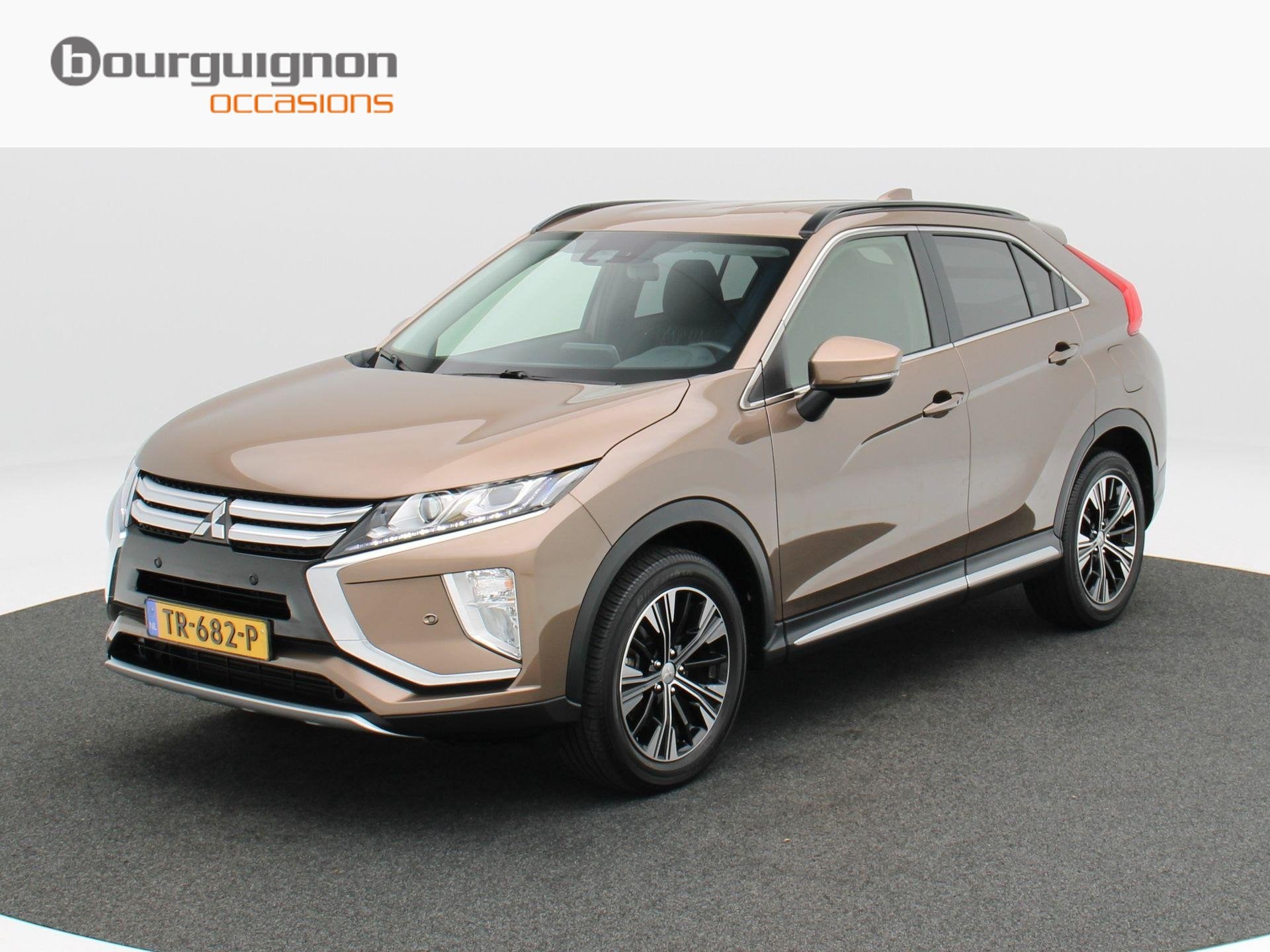 Mitsubishi Eclipse Cross 1.5 DI-T Intense 163 Pk Automaat |, Auto's, Mitsubishi, Parkeersensor, Euro 6, 4 cilinders, Bruin