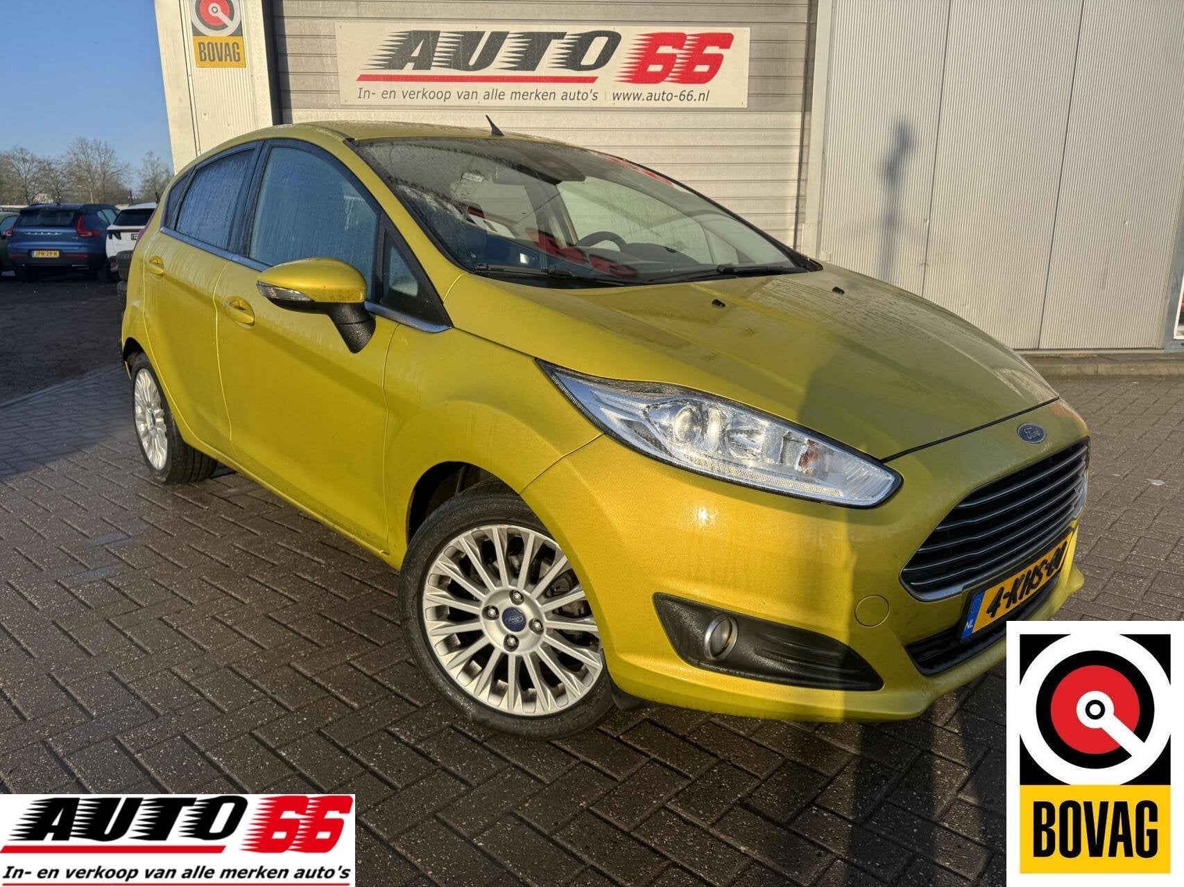 Ford Fiesta 1.0 EcoBoost Titanium, Voorwielaandrijving, Euro 5, Zwart, 23 km/l