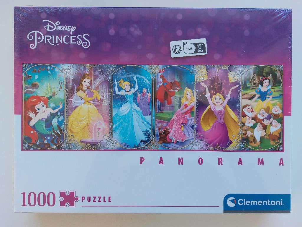 Clementoni Panorama puzzel Disney Princess NIEUW 1000 stukje, Ophalen of Verzenden, 500 t/m 1500 stukjes, Nieuw, Legpuzzel