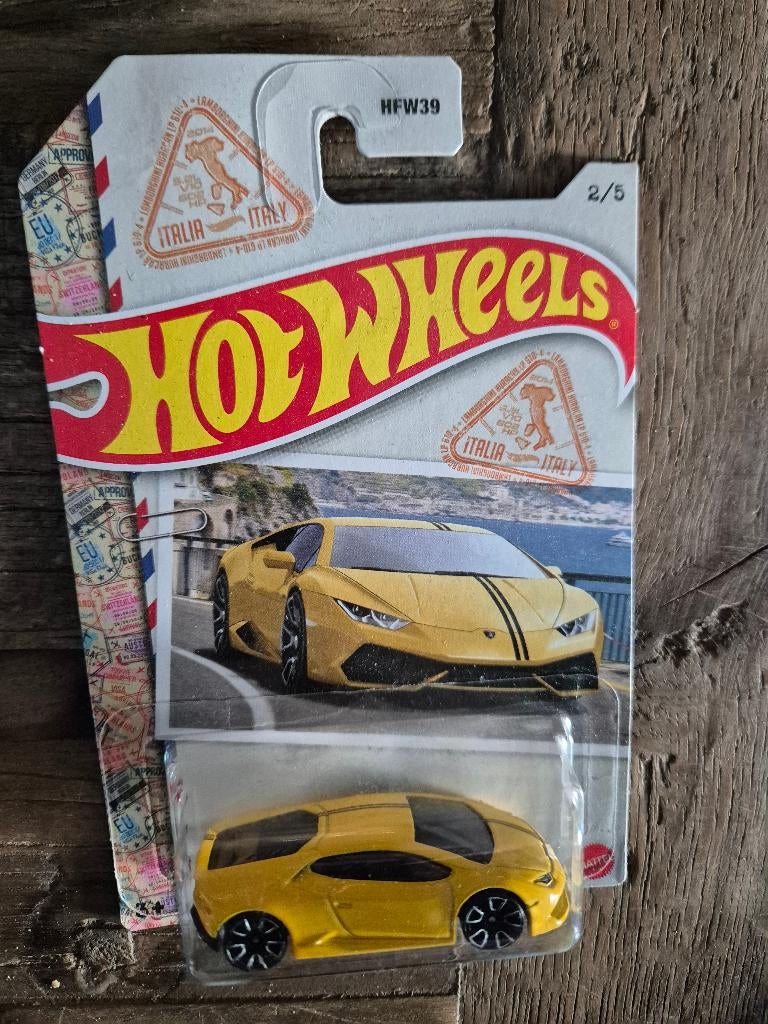 Hot Wheels supercars LAMBORGHINI HURACAN LP 610-4 ITALY, Ophalen of Verzenden, Nieuw, Auto