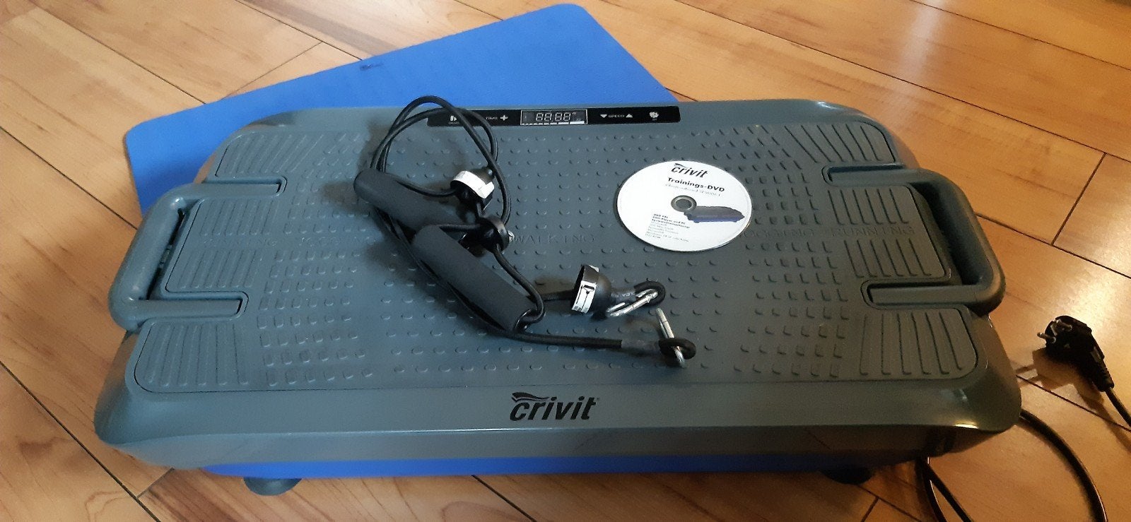 Crivit Trilplaat vibroshaper met weerstandsbanden  NIEUW!, Ophalen, Kunststof, Trilplaat, Zo goed als nieuw