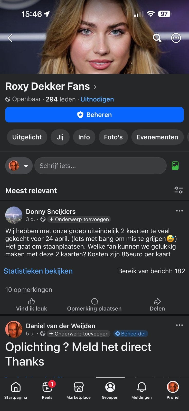 Roxy Dekker, Twee personen, Juni