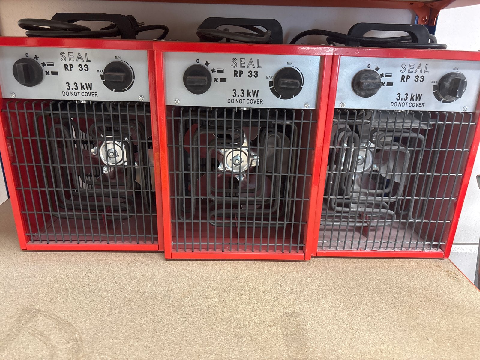 12x SEAL RP 33 elektrische kachels - 3.3 kW, Ophalen, Gebruikt, 800 watt of meer, Kachel