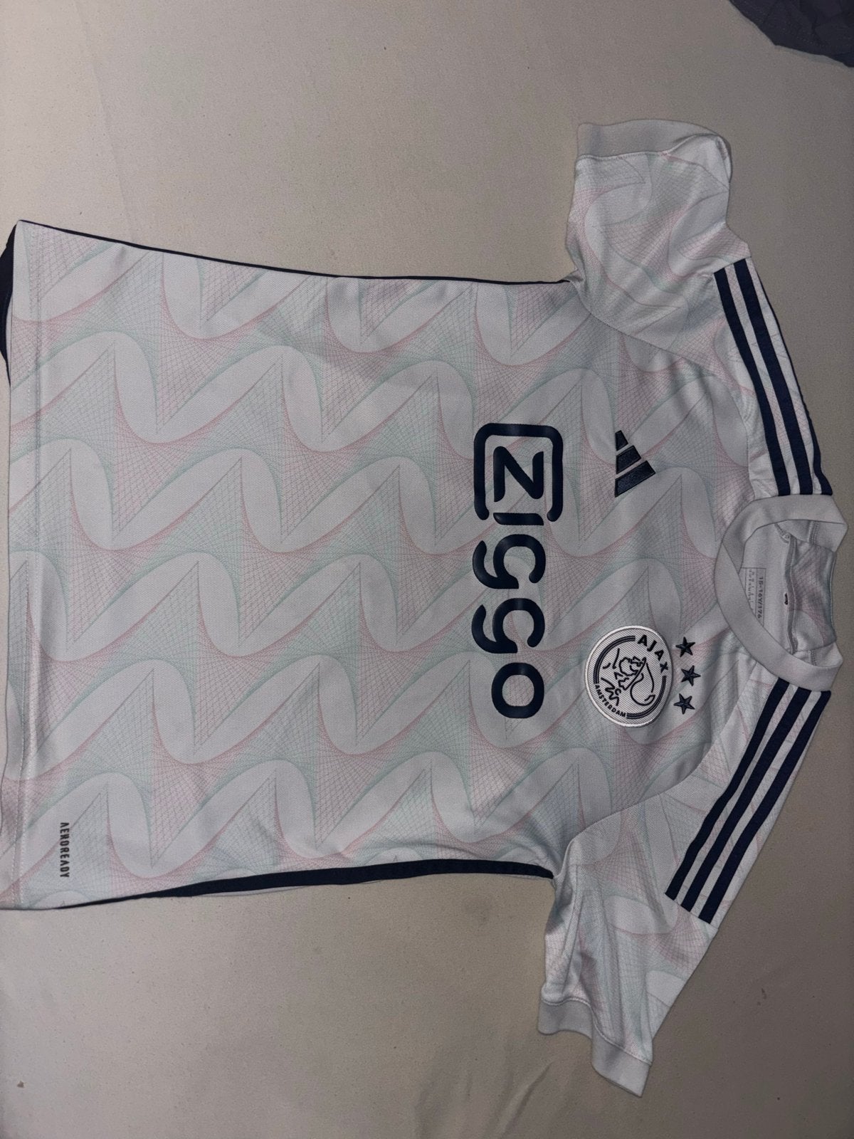 Ajax uitshirt 2022/2023 maat 176, Groter dan maat XL, Ophalen, Zo goed als nieuw, Shirt