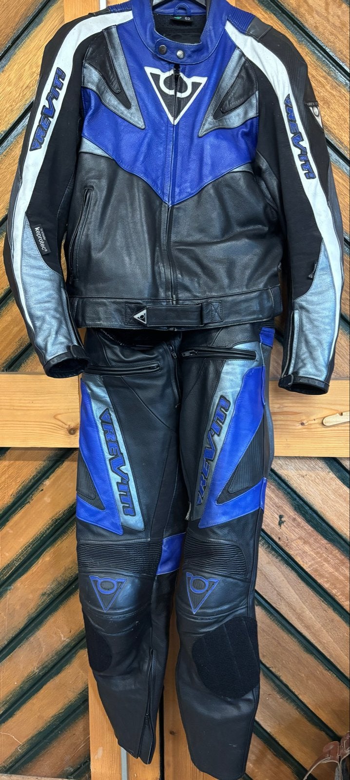 Rev'it! Motorpak (Jas maat 52, Broek maat 50), Ophalen, Tweedehands, Heren, Jas | leer