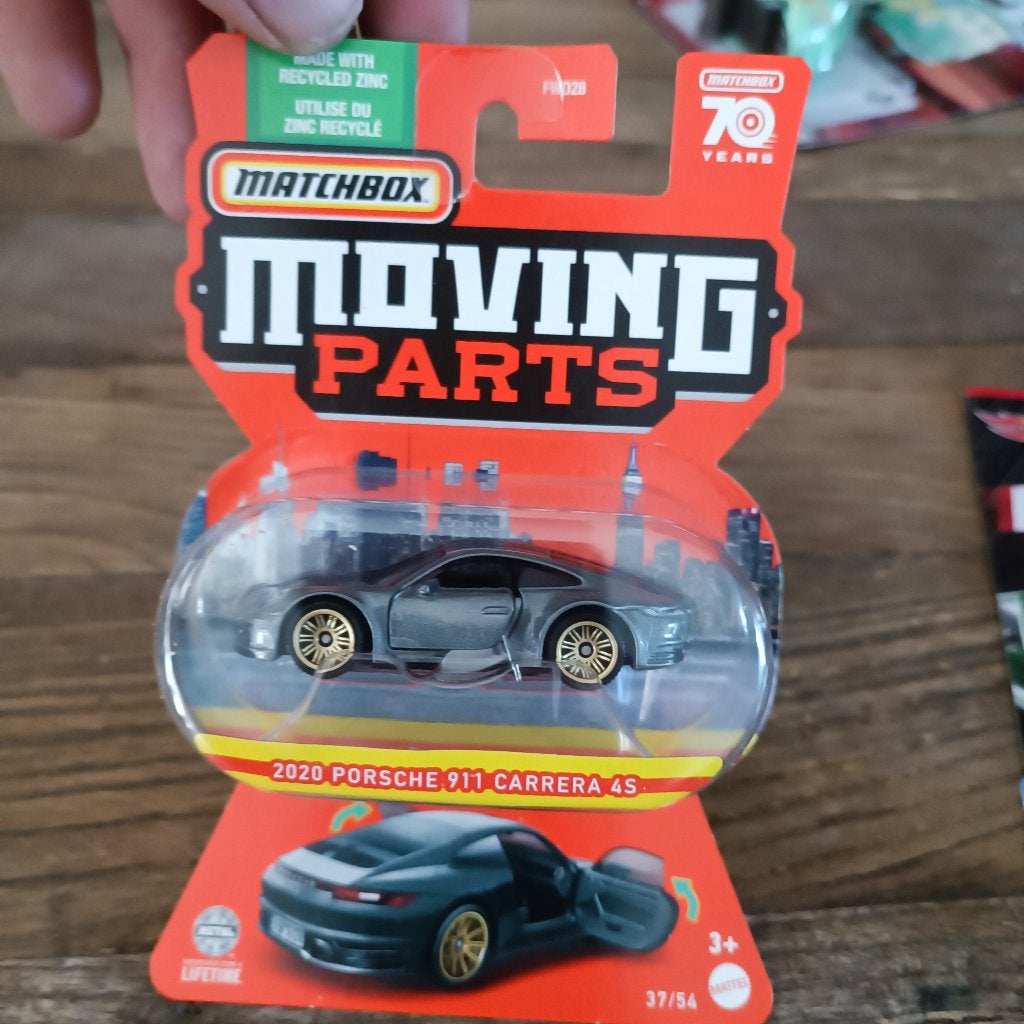 MATCHBOX MOVING PARTS 2023 2020 PORSCHE 911 CARRERA 4S, Ophalen of Verzenden, Nieuw, Auto