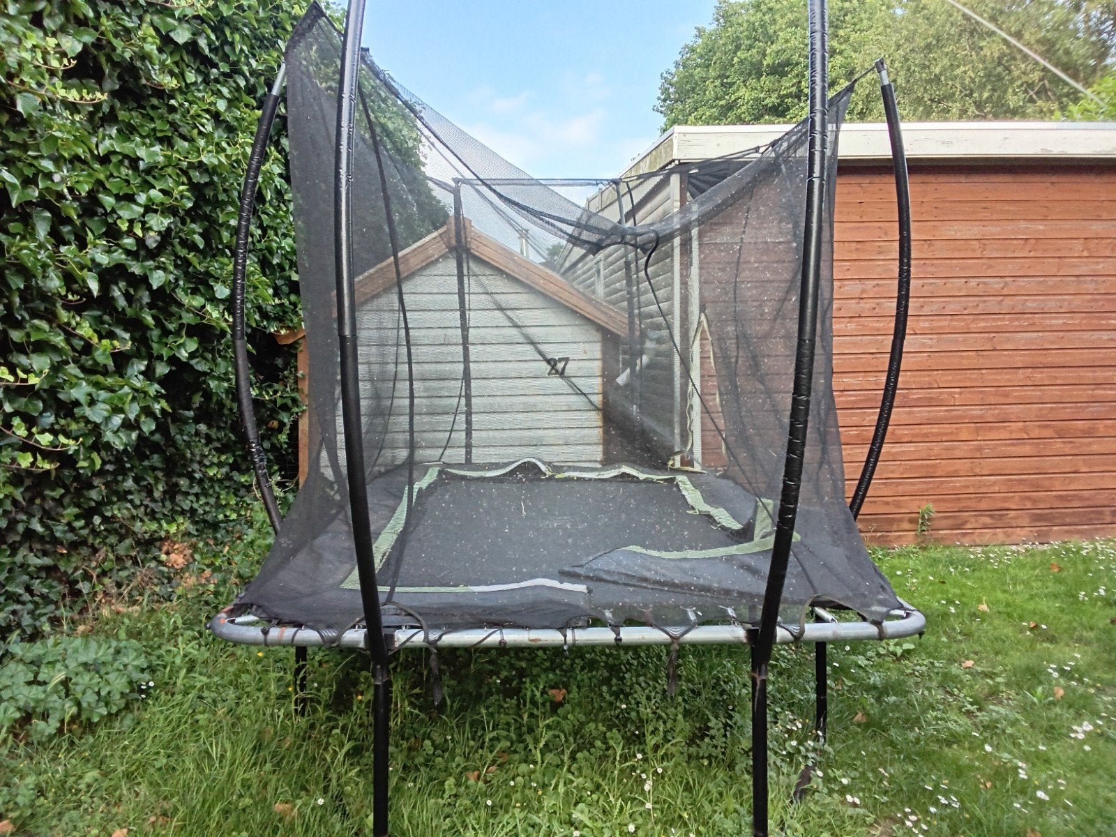 Trampoline met veiligheidsnet - Gebruikt maar nog goed, Ophalen