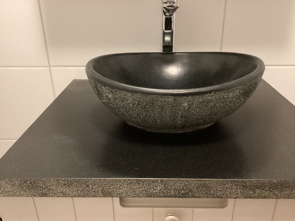 Waskom en blad hardsteen, Ophalen, Overige typen, 50 tot 100 cm, Zo goed als nieuw