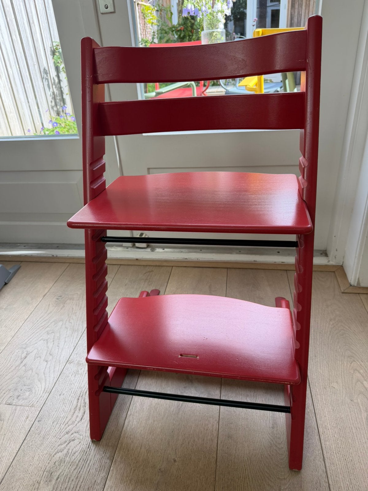 Stokke trip trap met babyset, Ophalen, Gebruikt, Meegroeistoel