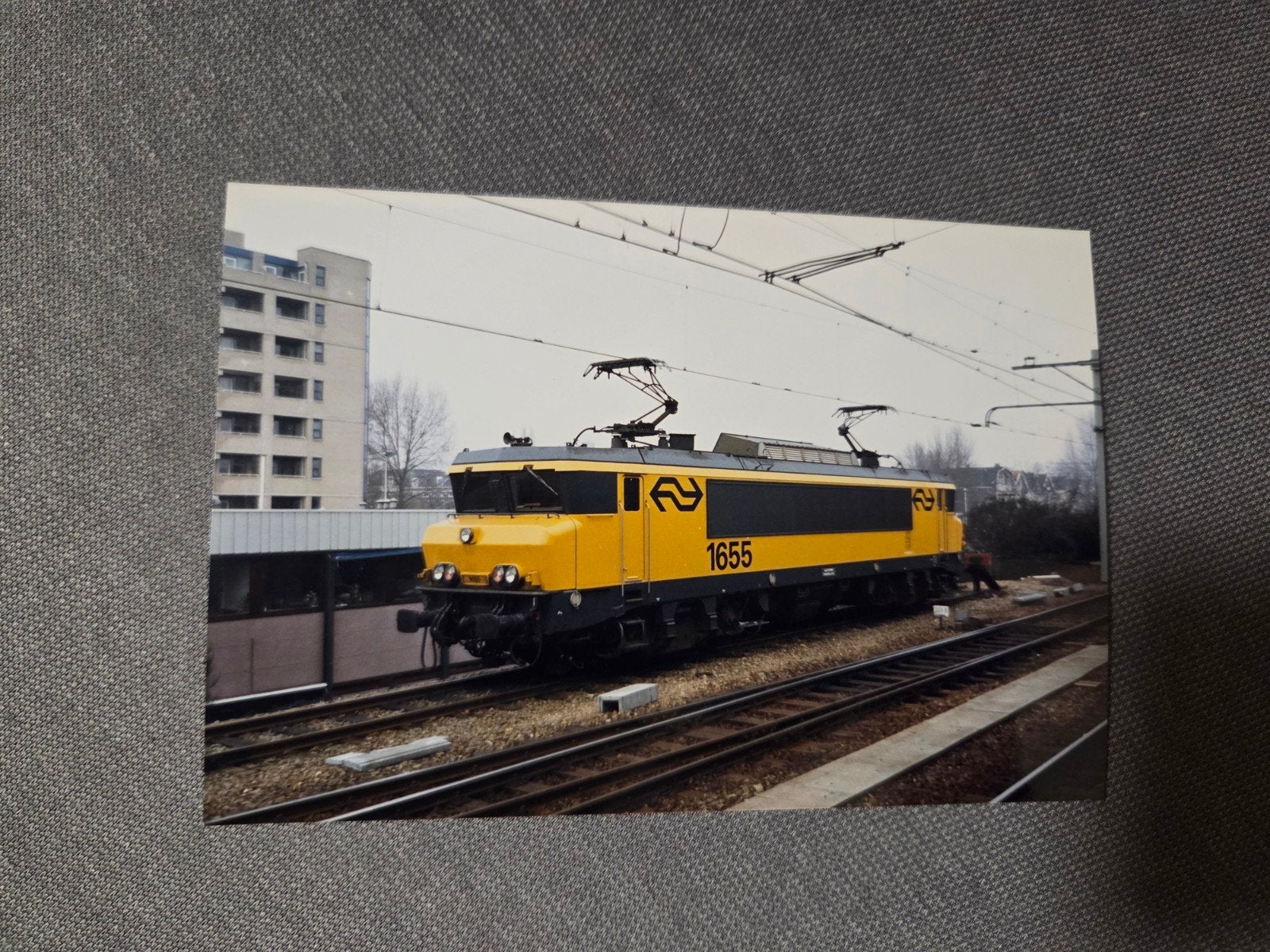 Foto NS Locomotief 1655 - Jaren '70, Alsthom Belfort, Ophalen of Verzenden