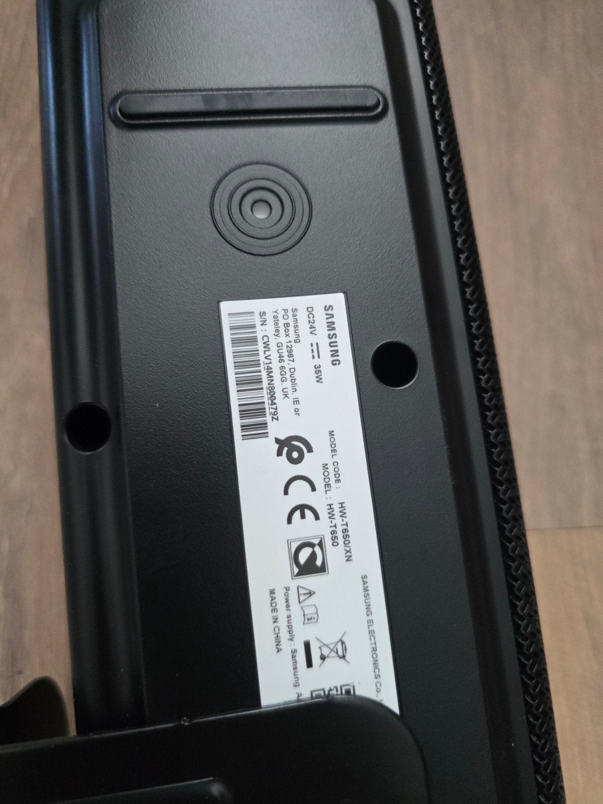Samsung HW-T650 Soundbar met draadloze subwoofer, Ophalen, Bluetooth, Gebruikt