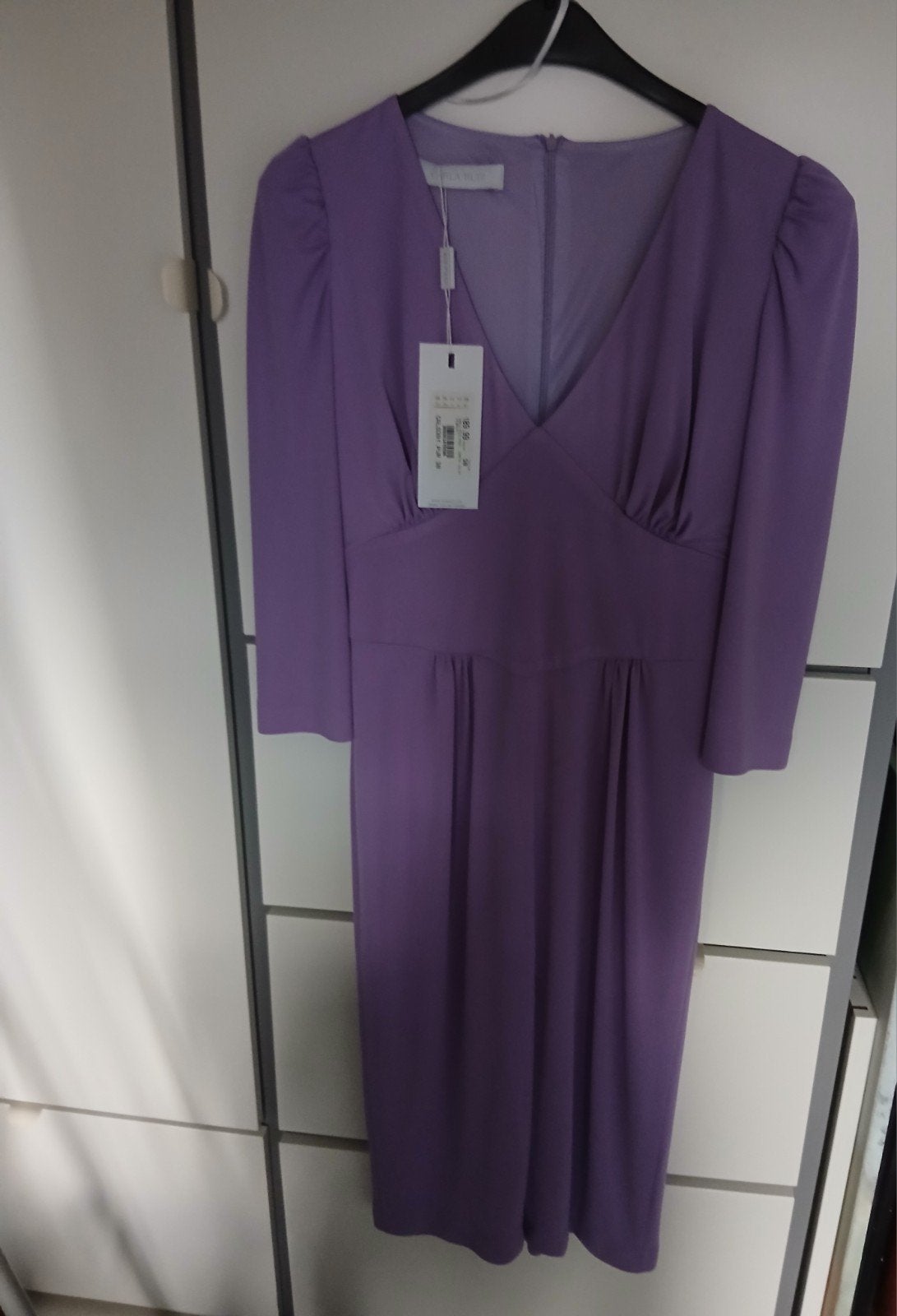 Nieuwe Carla Ruiz Jurk Paars Maat 38 Nieuw met kaartjes, Maat 38/40 (M), Paars, Nieuw, Ophalen of Verzenden
