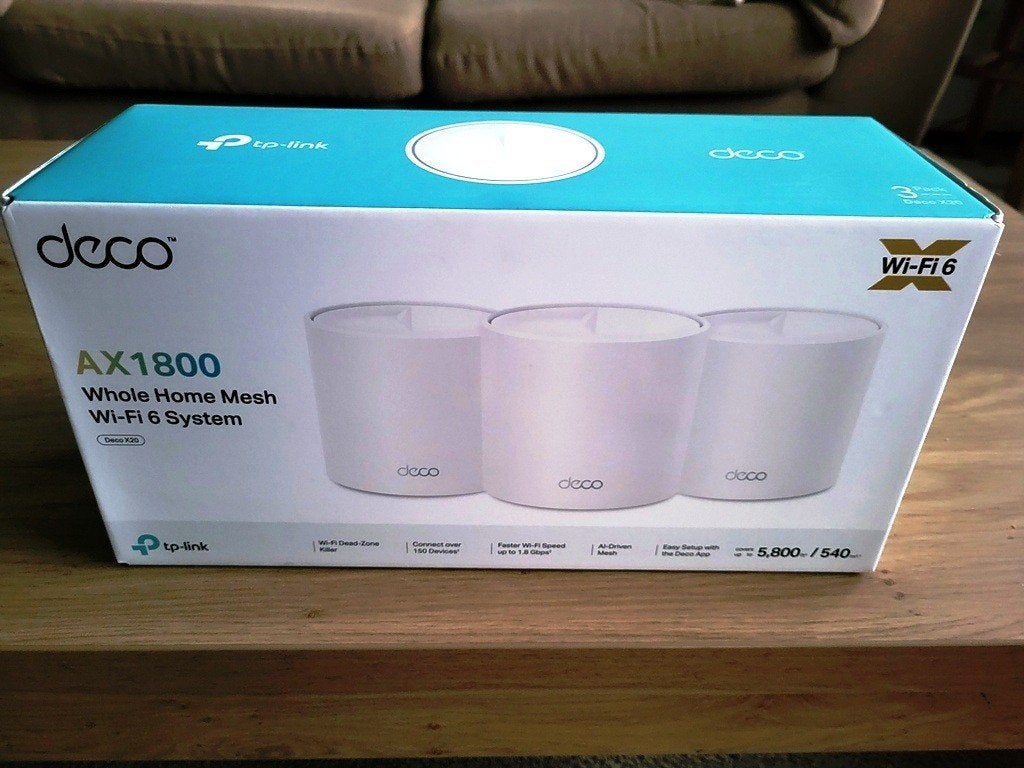 TP-Link Deco X20 AX1800 Whole Home Mesh Wi-Fi 6 3-pack Nieuw, Ophalen of Verzenden, Nieuw, Tp link, deco, m5, m9, m4, x20