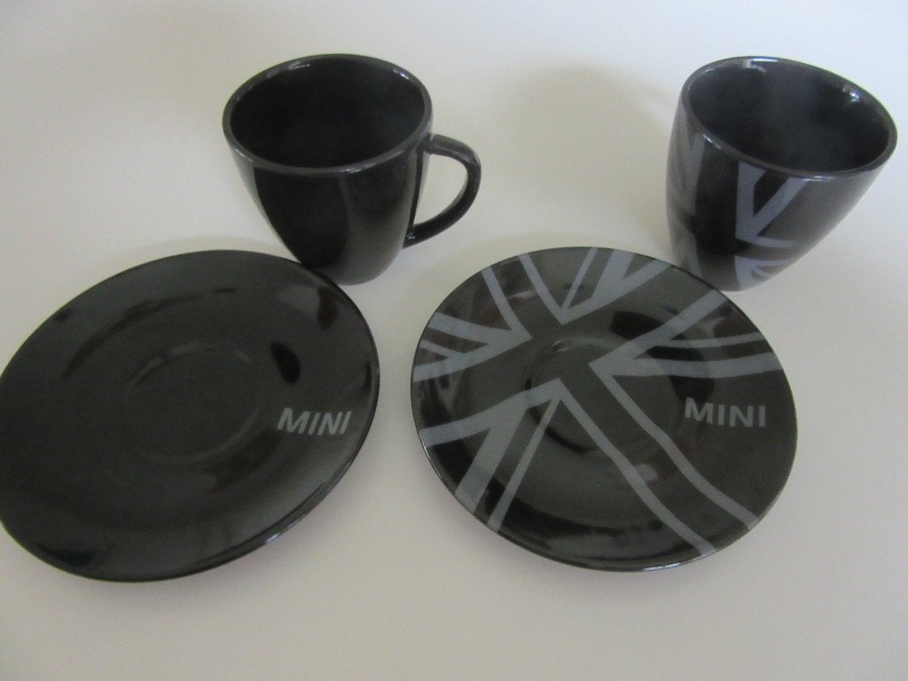 kop schotel Mini John Cooper Limited Edition zwart espresso, Overige materialen, Overige merken, Ophalen of Verzenden, Zo goed als nieuw