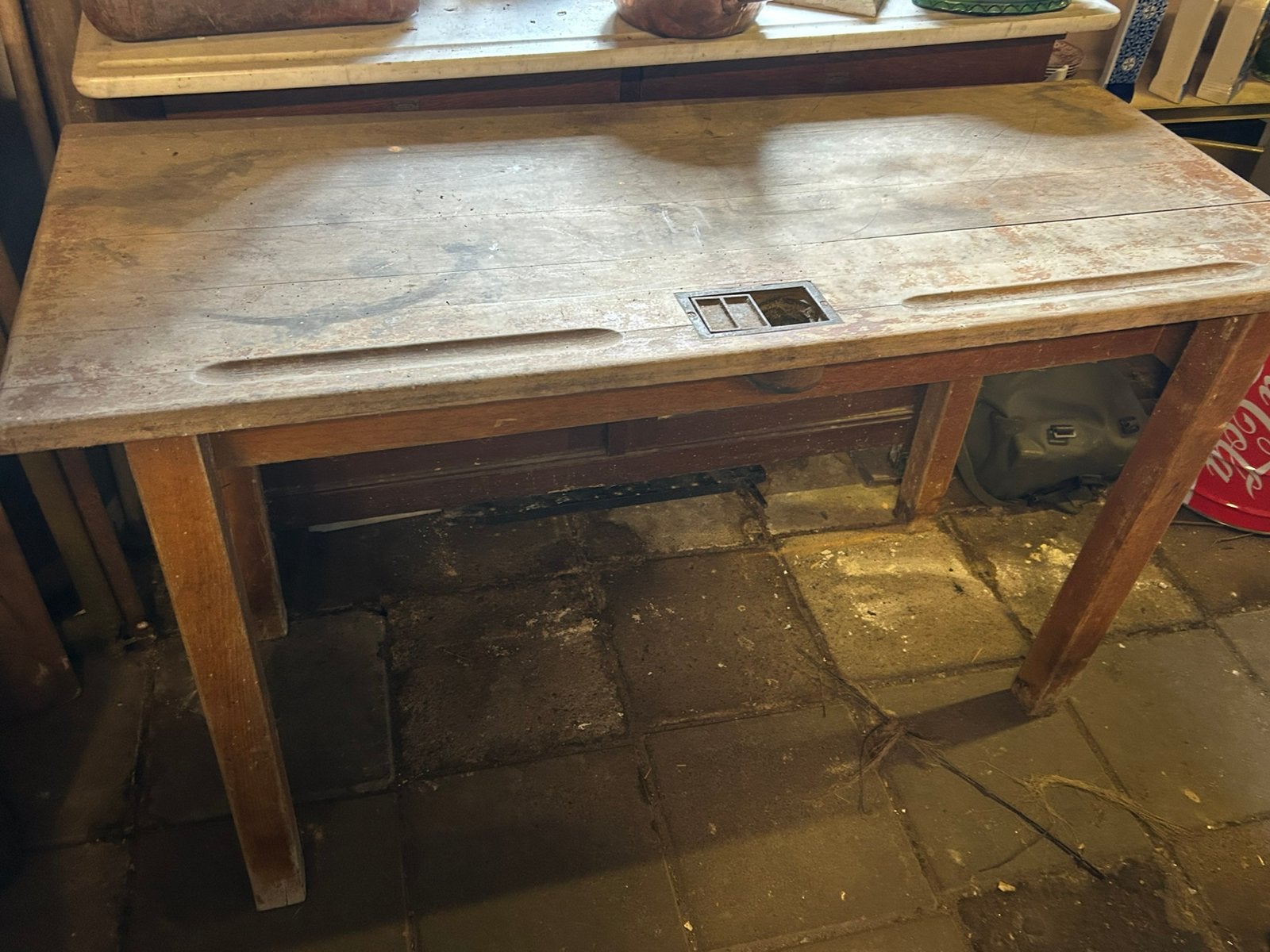 Schooltafel, Ophalen
