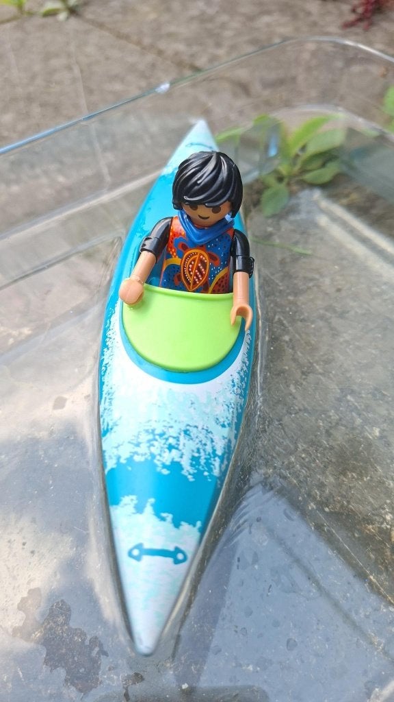 Playmobil leuke kano met poppetje, Kinderen en Baby's, Speelgoed | Playmobil, Ophalen of Verzenden, City life, Losse onderdelen