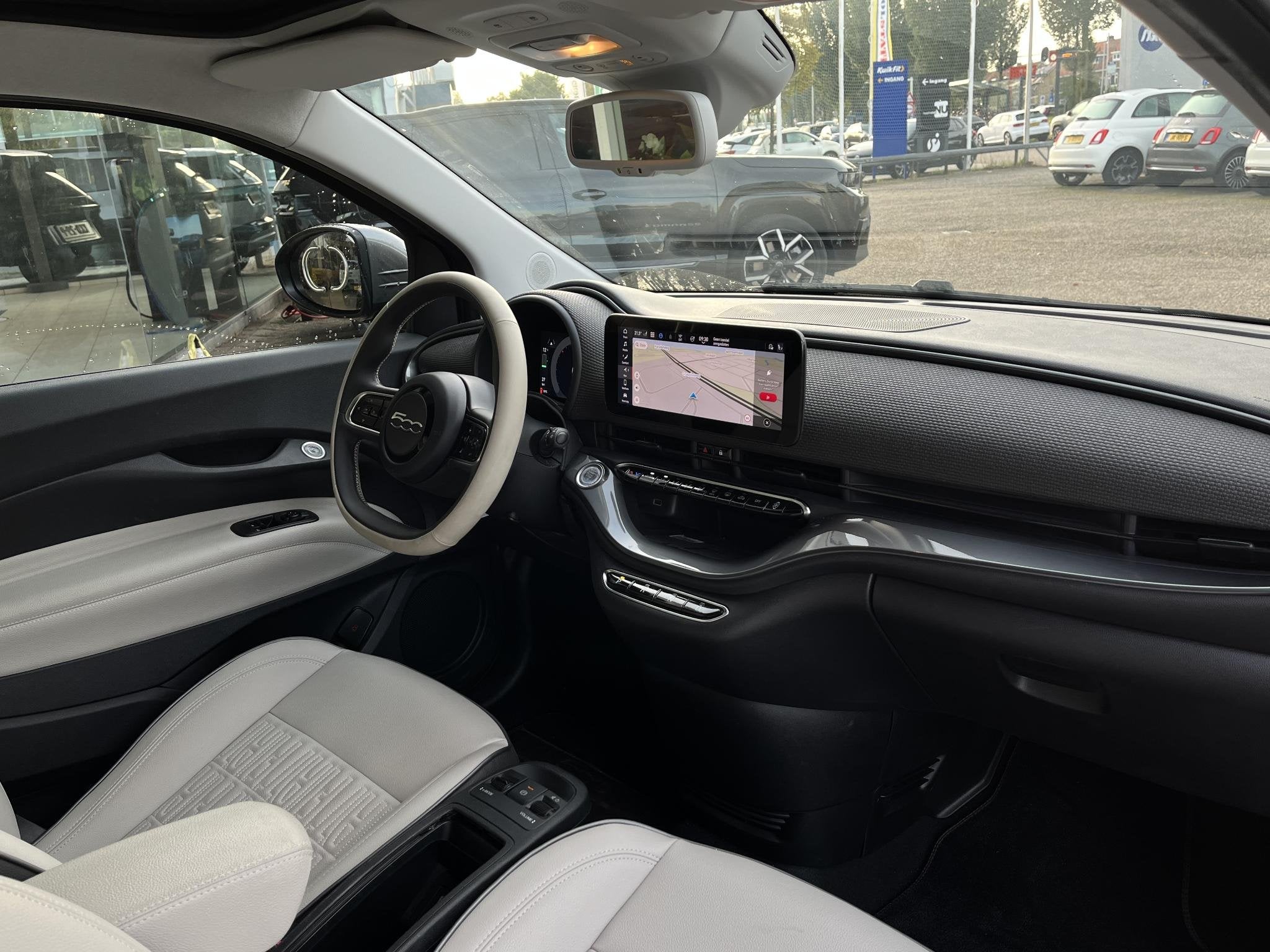Fiat 500 C La Prima 42 kWh | Apple-Android | Cabrio | Cruise, Auto's, 118 pk, Cabriolet, 4 stoelen, Origineel Nederlands