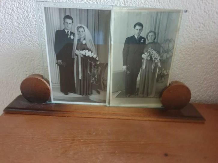 Art Deco houten fotolijst, Ophalen of Verzenden