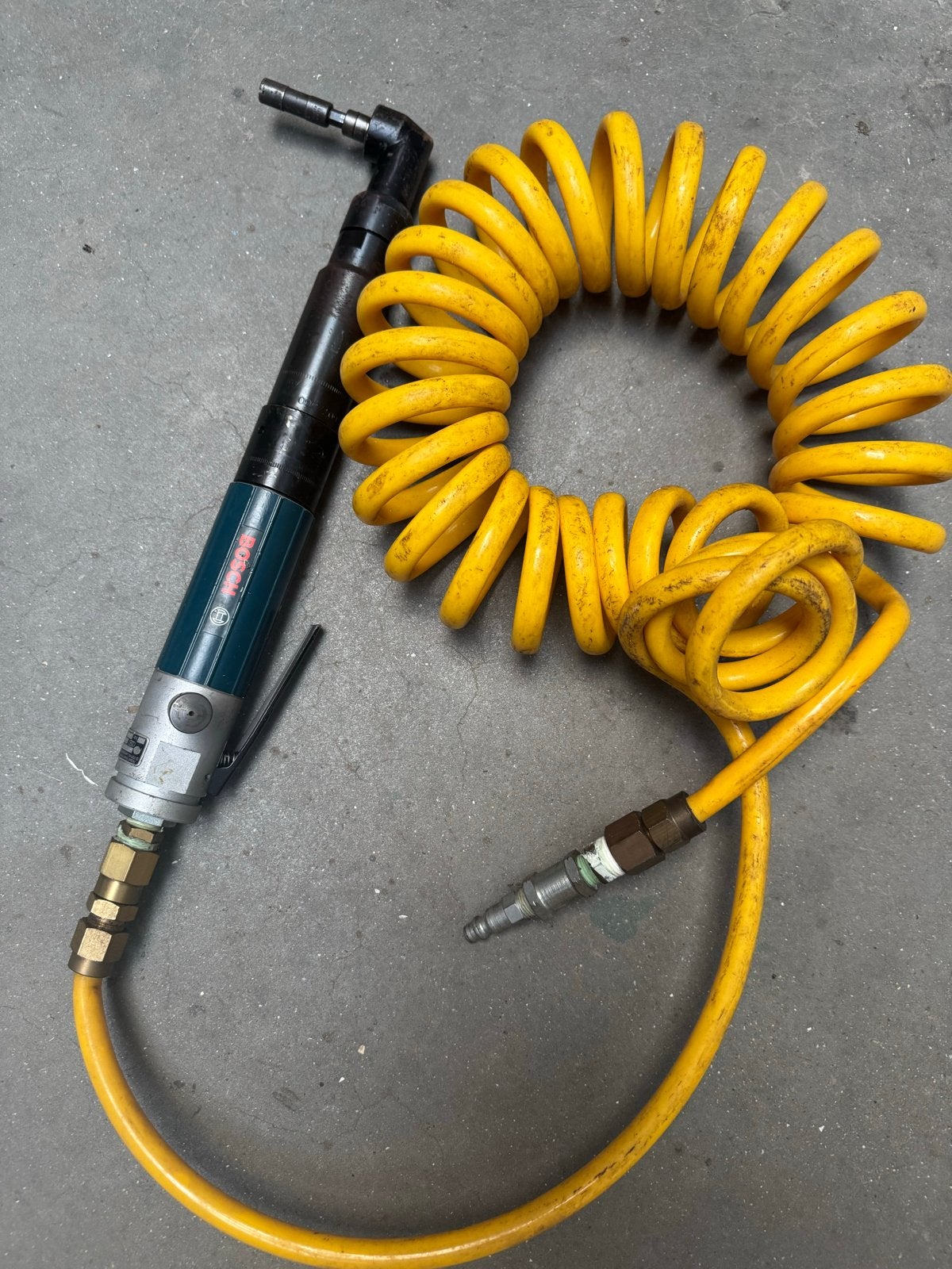 pneumatische motor (persluchtmotor/ schroevendraaier- o, Ophalen of Verzenden, Gebruikt, Haakse slijper, Bosch