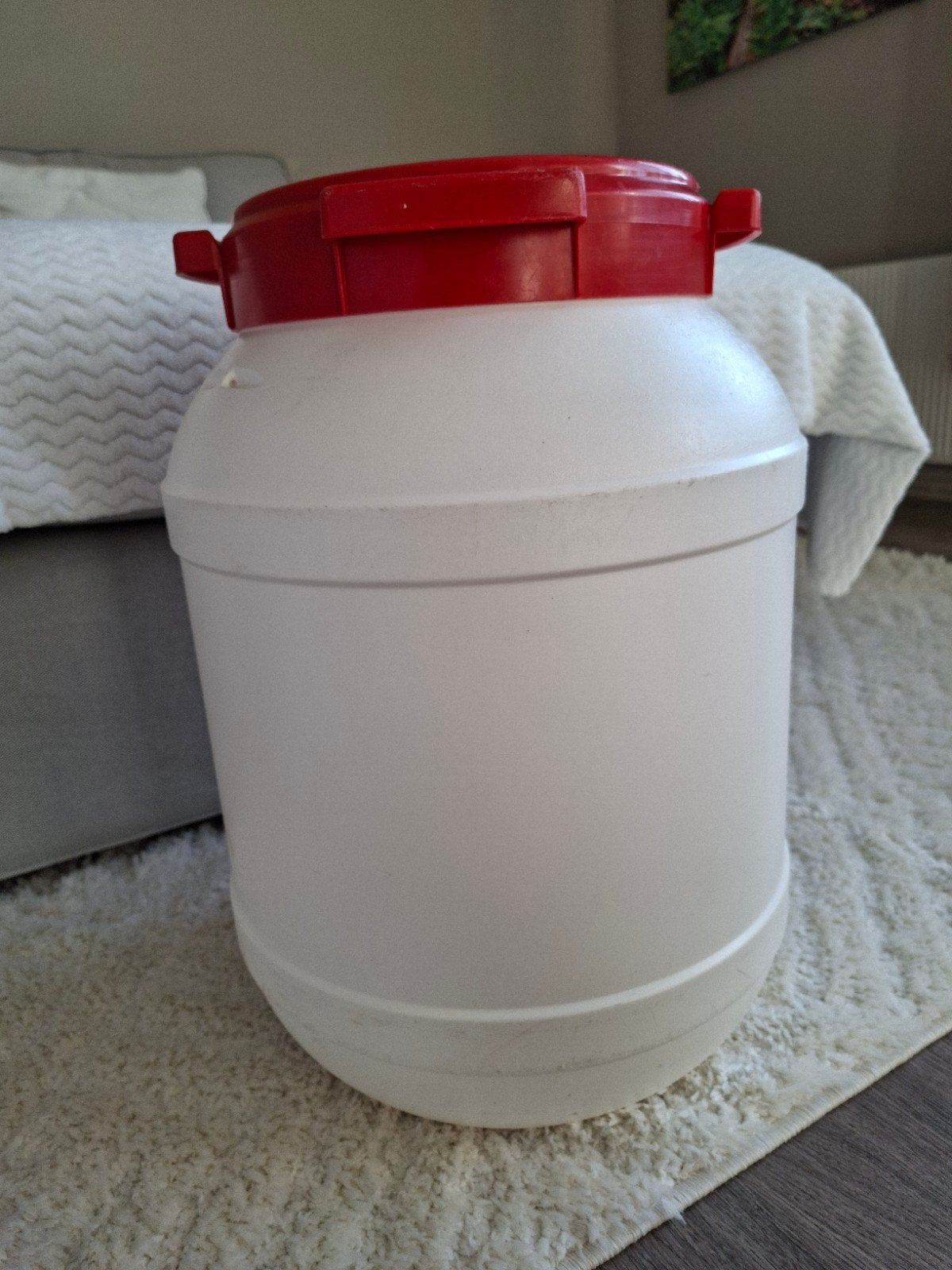 Curtec waterdicht vat/ton, 26 Liter, Ophalen, Zo goed als nieuw, Kunststof