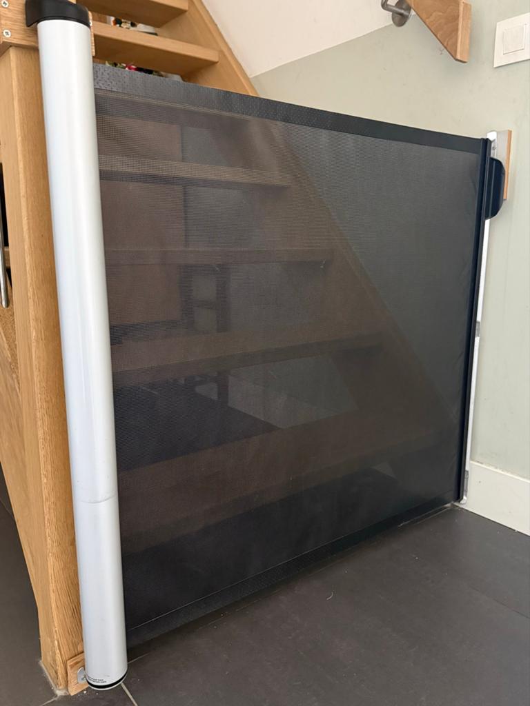 Lascal Kiddy Guard Accent oprolbaar traphekje, Ophalen, Overige materialen, Zo goed als nieuw, 100 tot 115 cm
