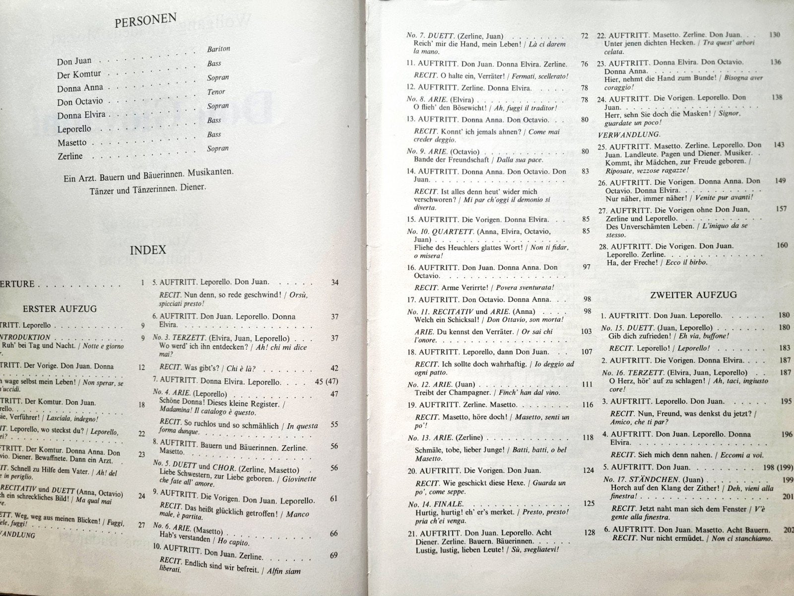 Wolfgang Amadeus Mozart - Don Giovanni Vocal Score Kl15, Zang, Gebruikt, Verzenden, Klassiek