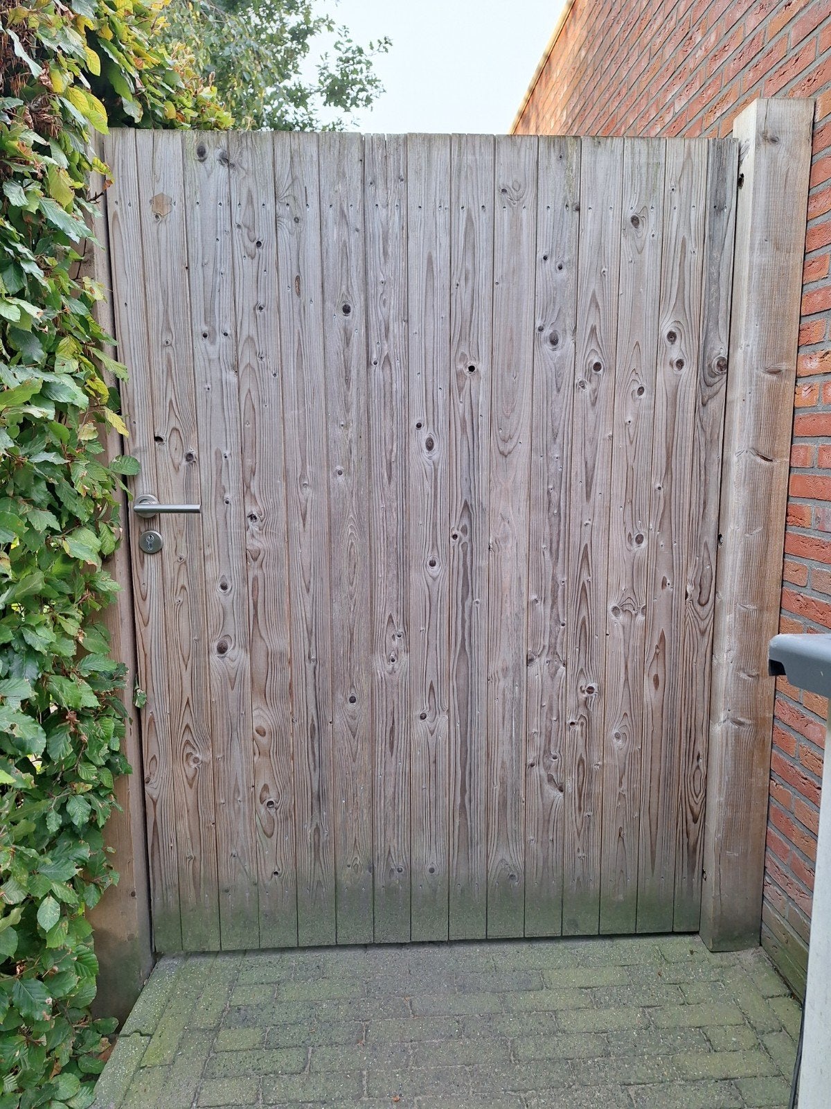Houten poortdeur / tuindeur, Ophalen, Minder dan 3 meter, Hout, 1 tot 2 meter