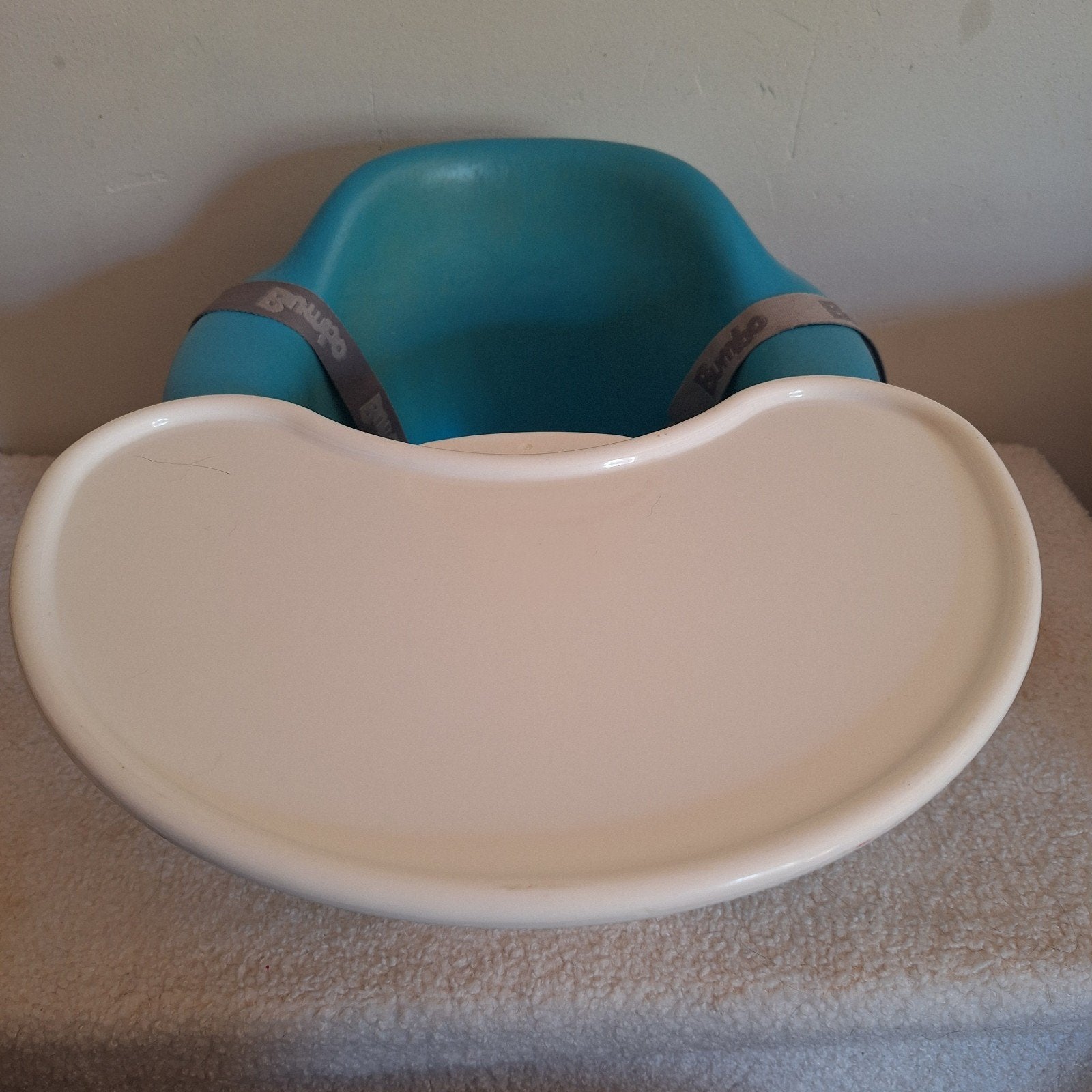 Bumbo kinder zitje met blad - Blauw, Ophalen, Gebruikt, Overige typen, Gordel(s)