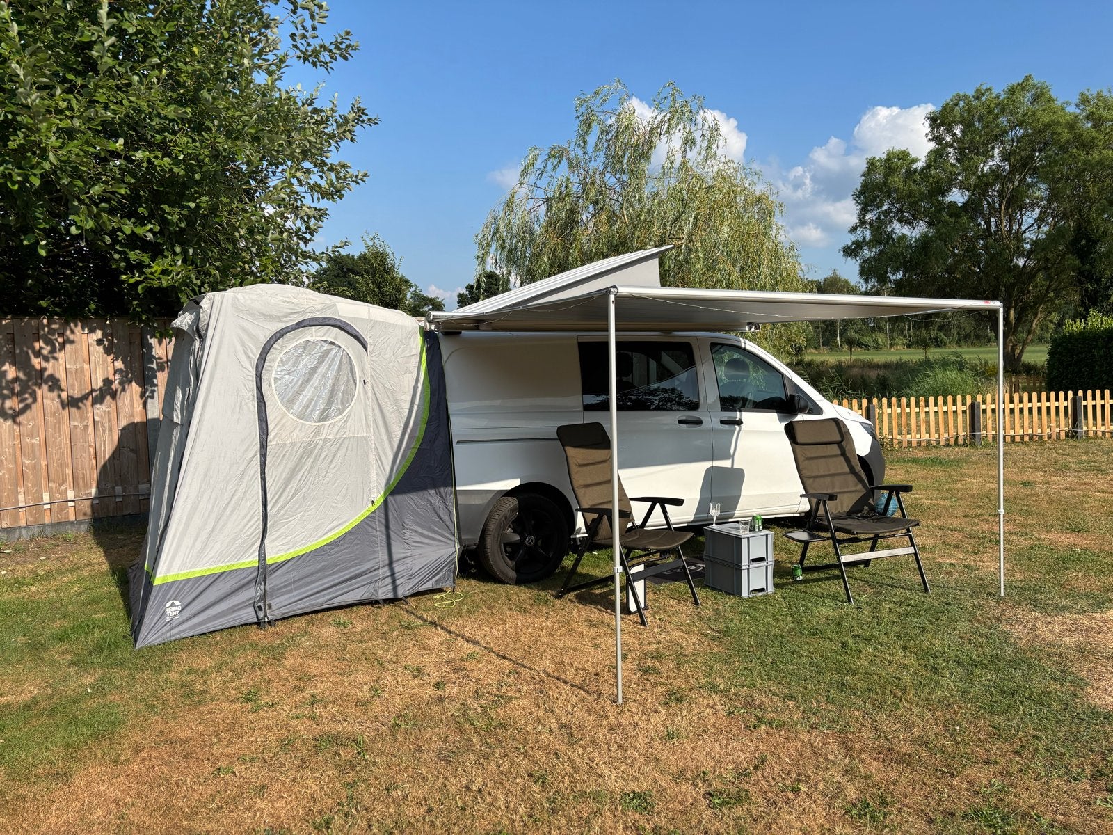Mercedes-Benz Vito Camperbus met hefdak en luifel, Caravans en Kamperen, Campers, Luifel, Tot en met 2, Mercedes-Benz, Particulier