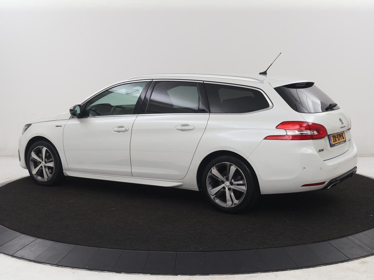 Peugeot 308 SW 1.2 PureTech GT-line | Half leder | Cruise co, Auto's, Peugeot, Gebruikt, Euro 6, 1199 cc, Leder en Stof