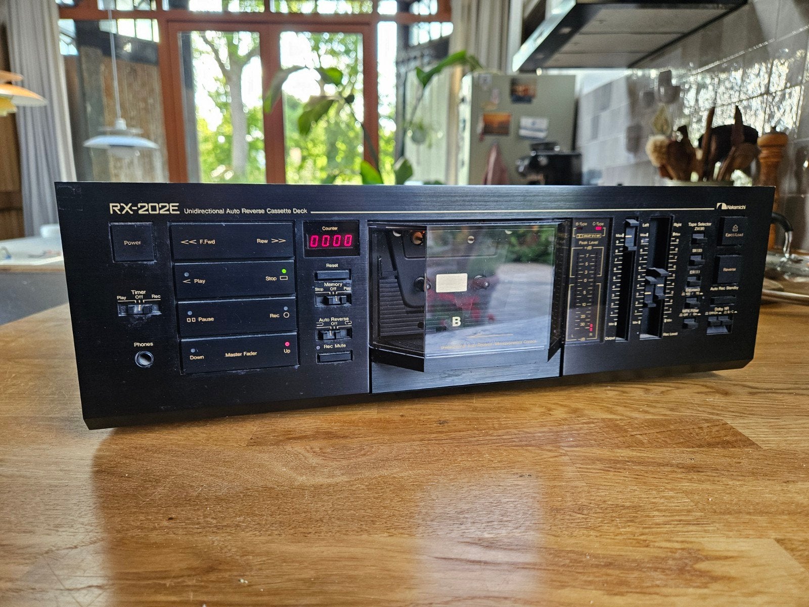 Nakamichi RX-202E cassettedeck uitstekende staat, Audio, Tv en Foto, Cassettedecks, Ophalen of Verzenden, Enkel, Overige merken