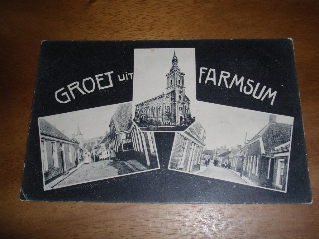 Farmsum 3 Luik, Verzenden, 1920 tot 1940, Gelopen, Groningen