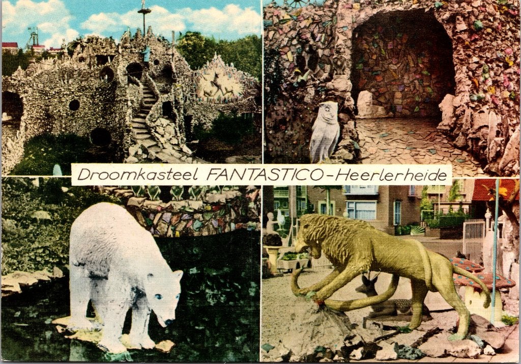 Heerlen Droomkasteel Vatastico - 8 oude ansichtkaarten, Verzenden, 1960 tot 1980, Gelopen, Limburg