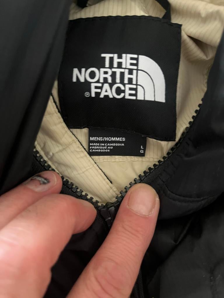 The North Face winterjas zwart/beige, Ophalen of Verzenden, Gedragen, Maat 52/54 (L), Zwart