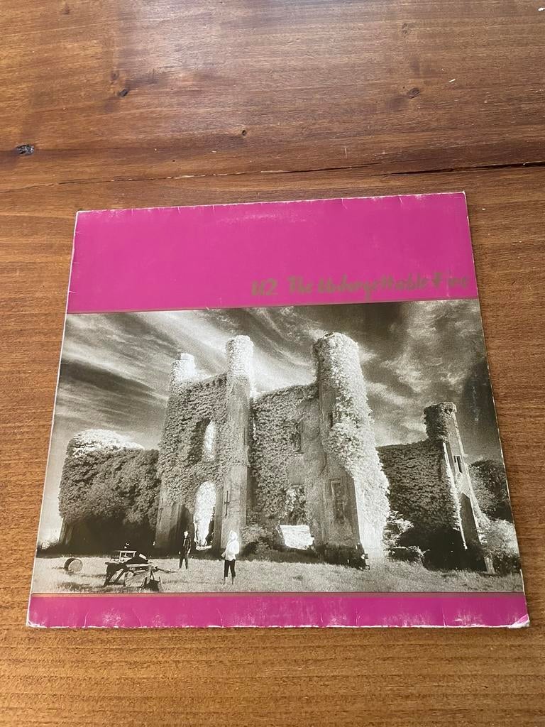 U2 - The Unforgettable Fire Lp, Ophalen of Verzenden, 1980 - 1989, Gebruikt, 12 inch