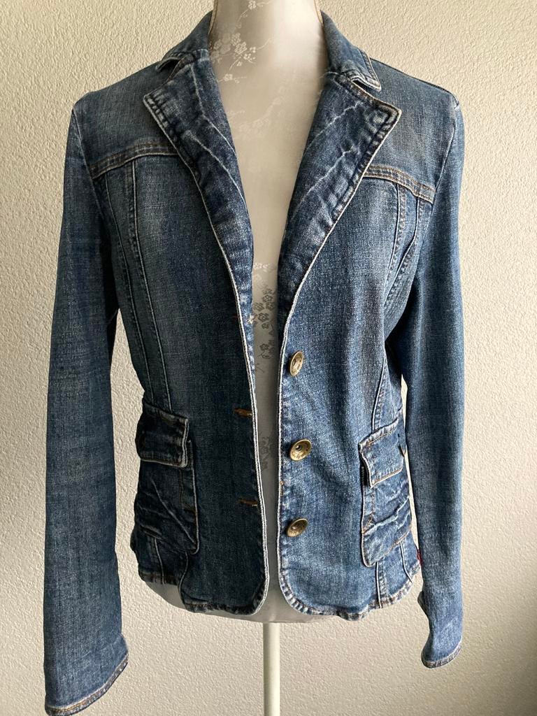 Supermooi spijkerjasje EDC BY Esprit izgs!, Maat 38/40 (M), Blauw, Ophalen of Verzenden, Zo goed als nieuw
