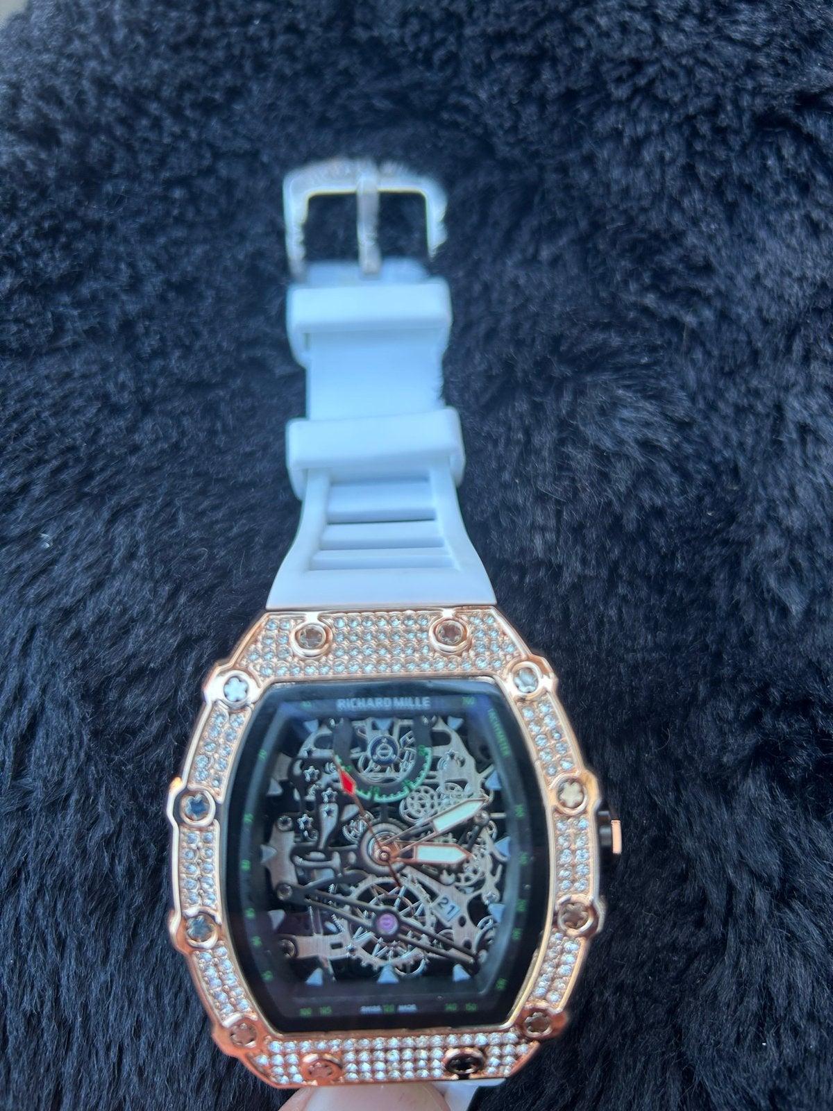 Nieuw Richard Mille horloge met diamanten, Overige merken, Overige materialen, Polshorloge, Nieuw