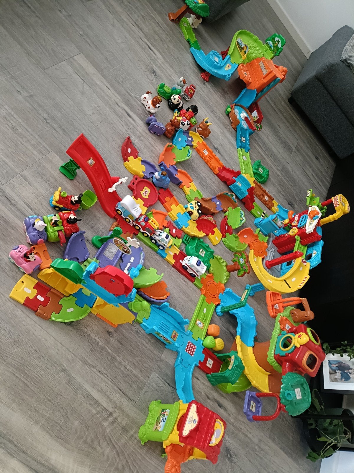 VTech Toet Toet Auto's & Zoef Zoef Dieren pakket, Kinderen en Baby's, Speelgoed | Vtech, Ophalen, Zo goed als nieuw, 2 tot 4 jaar