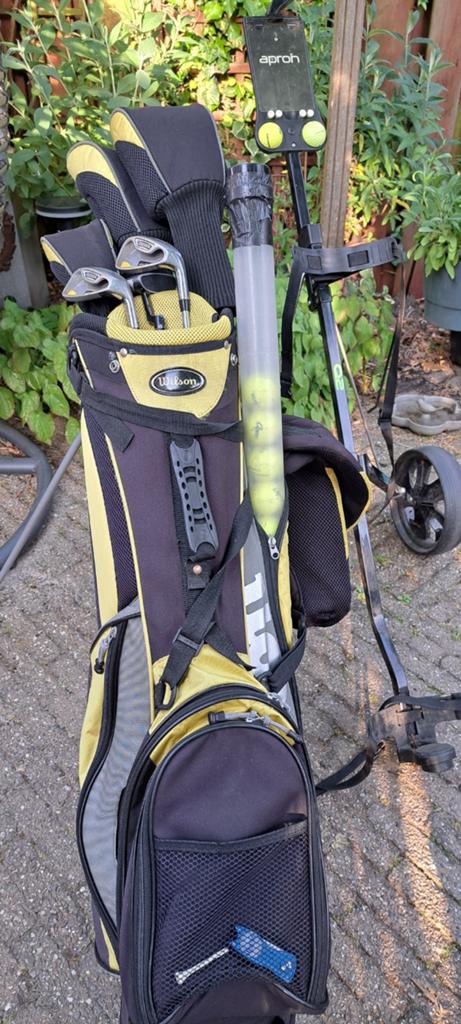 Wilson golfset met tas en trolley, Ophalen, Gebruikt, Set
