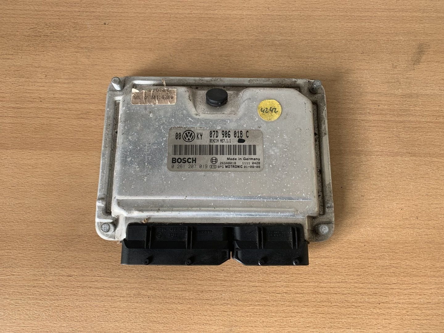 ecu volkswagen passat 4.0 W8 2001 tot 2004 07D906018C Bosch, Auto-onderdelen, Gebruikt, -, Volkswagen, -