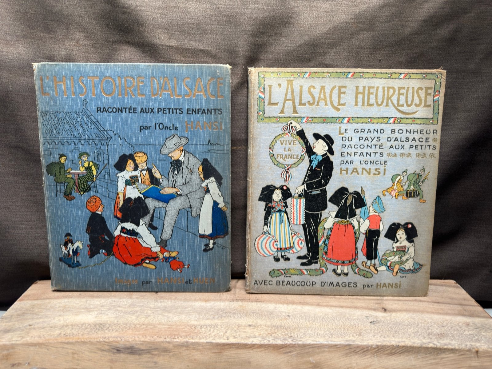 2 Ant. Franse Boek.- L'Histoire d'Alsace & L'Alsace Heureuse, Ophalen of Verzenden