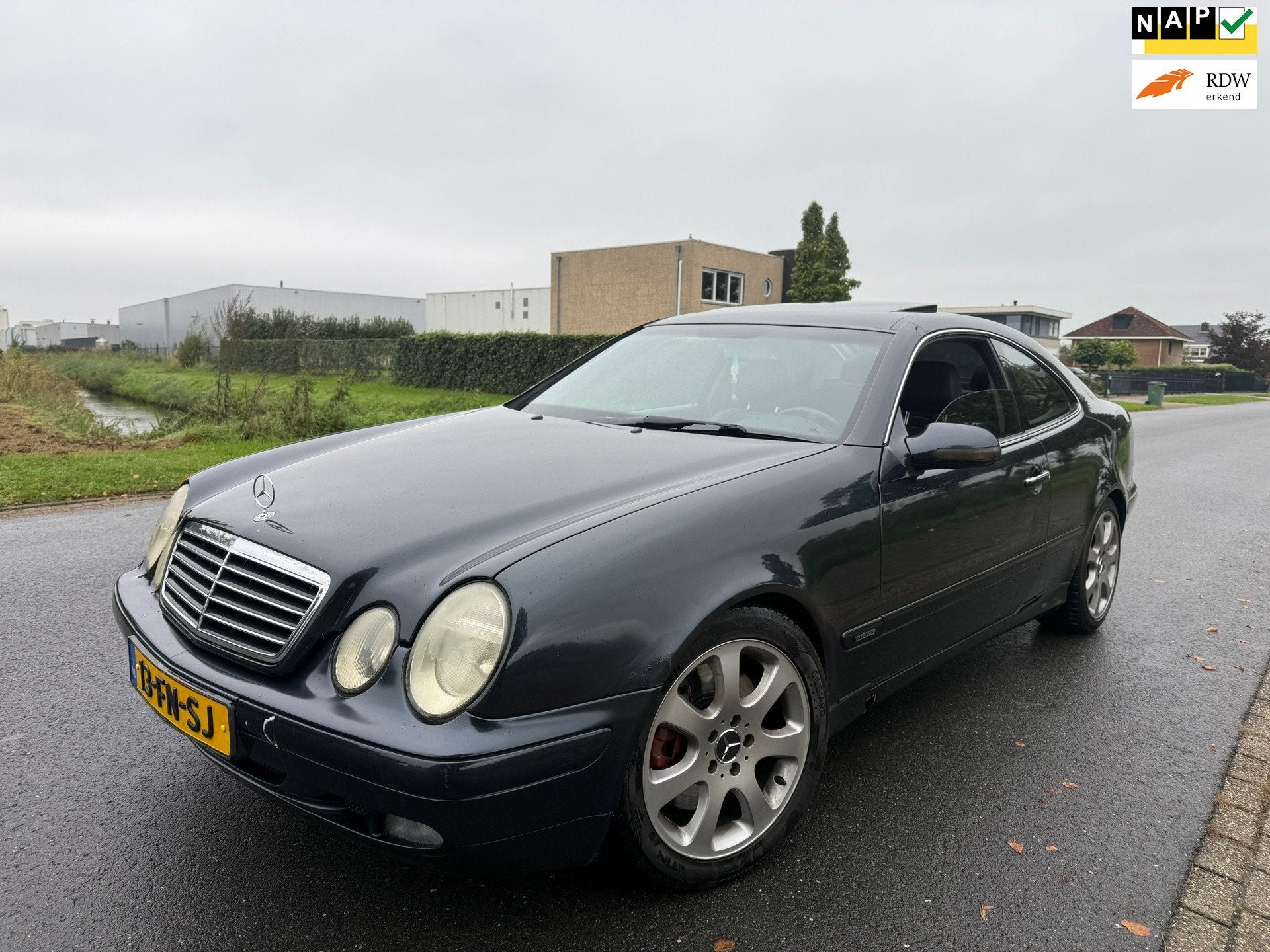 Mercedes-Benz CLK-klasse Coupé 430 Elegance NAP/APK/CLIMA/D, Auto's, Achterwielaandrijving, Gebruikt, 4 stoelen, Zwart