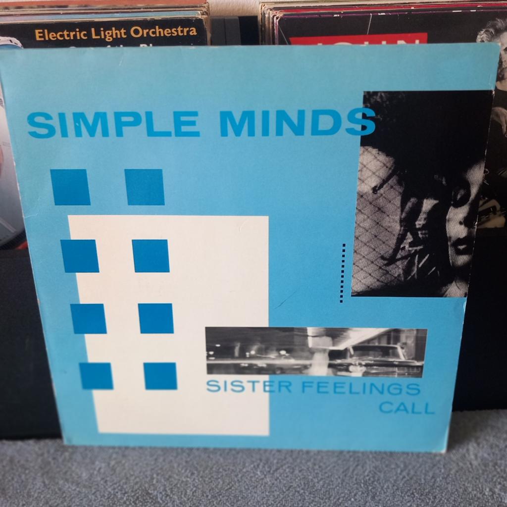 Lp simple minds sister feeling call, Ophalen of Verzenden, Gebruikt, 12 inch