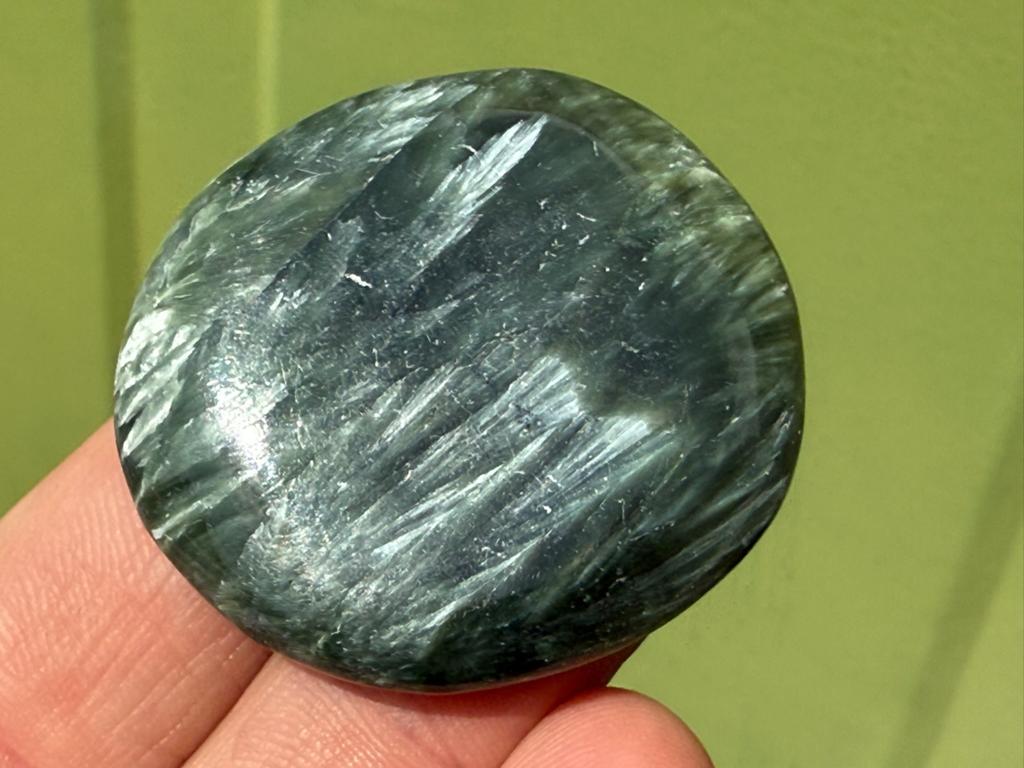 Serafiniet handsteen palmsteen mineralen, Ophalen of Verzenden, Mineraal
