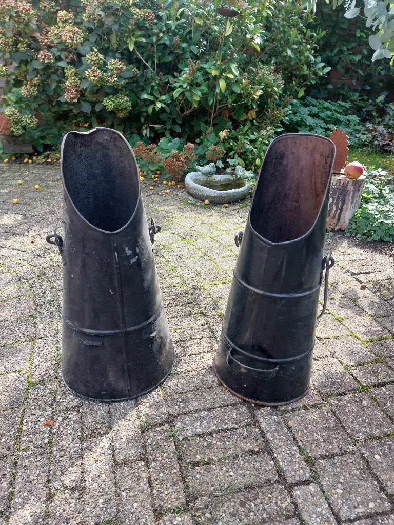 Kolenkit 2 stuks, Ophalen, Vintage, Metaal, Gebruikt