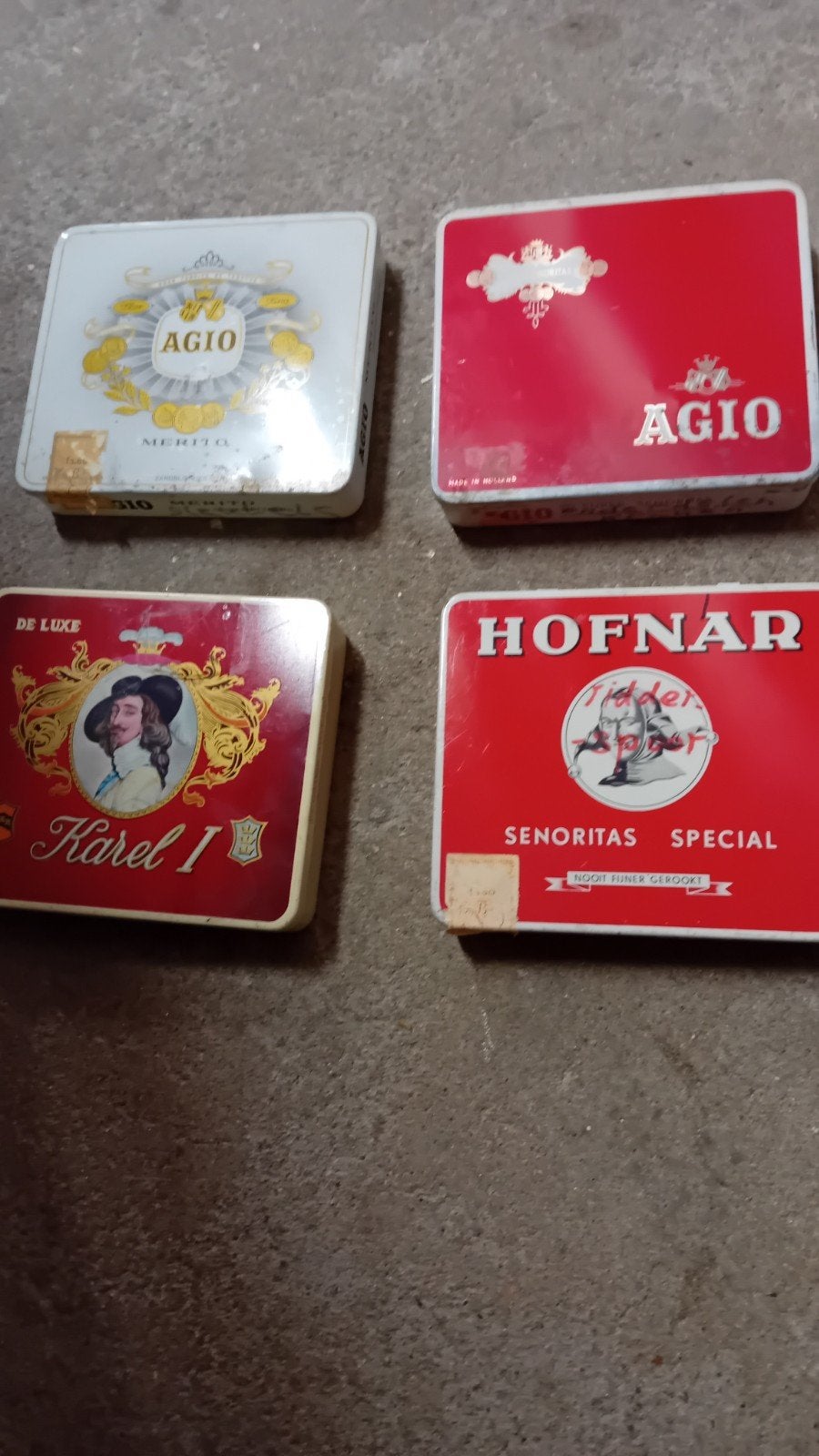 Blikken sigaren doosjes, Ophalen of Verzenden, Overige